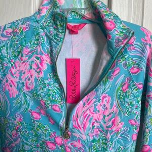 Lilly Pulitzer xxs nwt pullover half zip